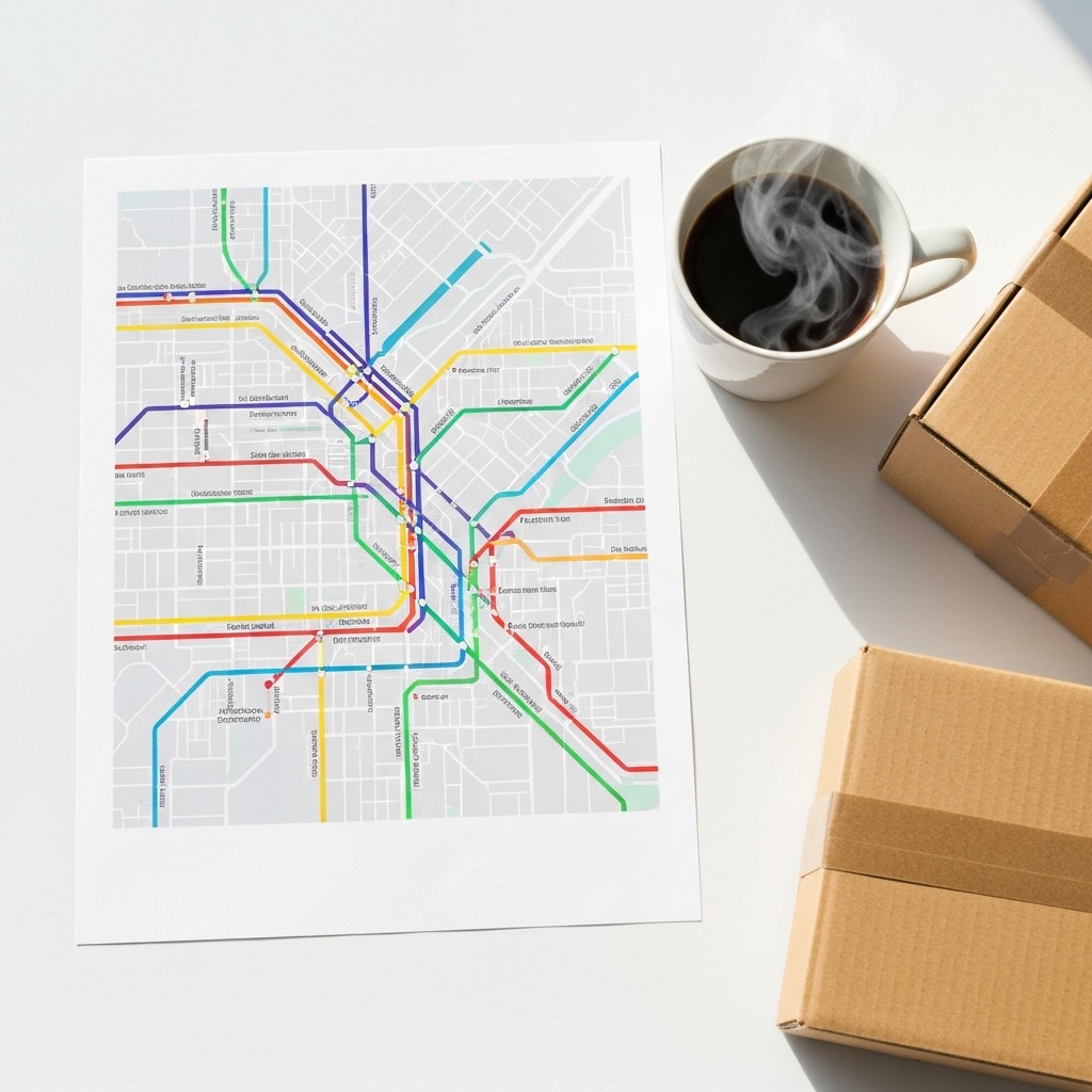 Map overview of Melbourne's public transport zones showing train lines radiating from the CBD with tram routes concentrated in the inner suburbs