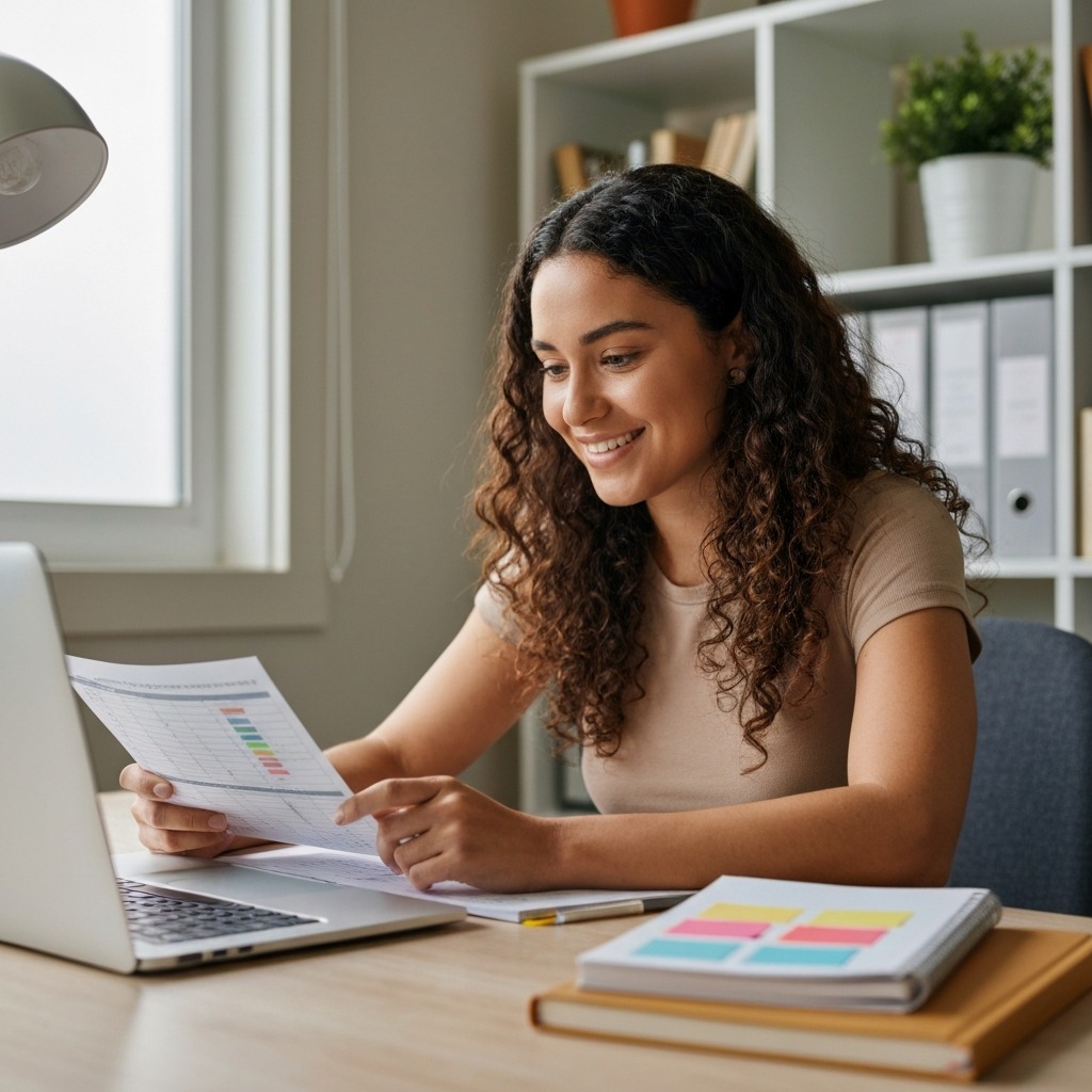 Renter reviewing Melbourne rental affordability data on a laptop